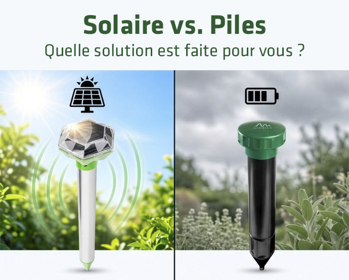 Solaire vs. Piles – Quelle solution est faite pour vous ?