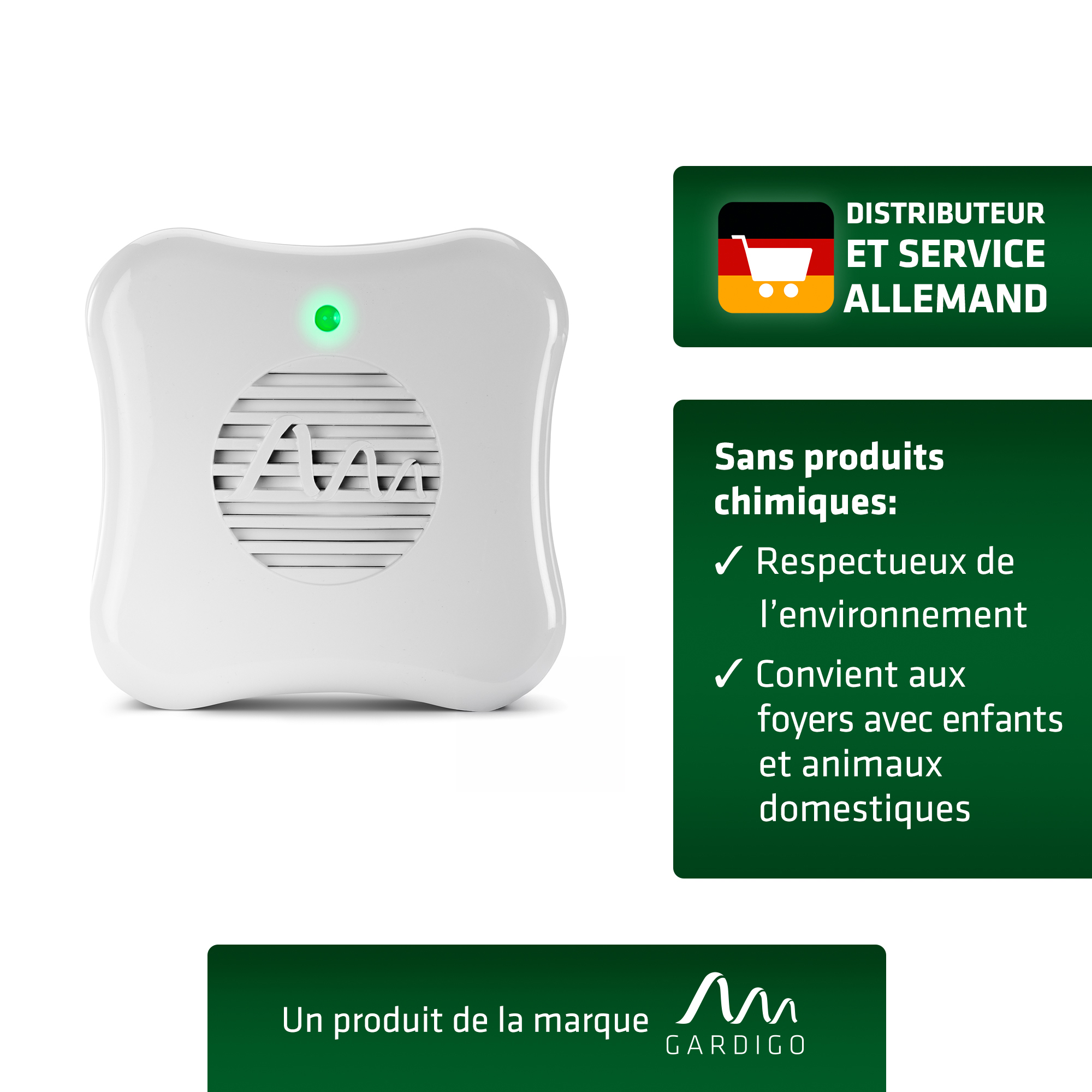 Répulsif Araignées Ultrasons | Écologique et Silencieux | Prise Secteur | Prévention Silencieuse