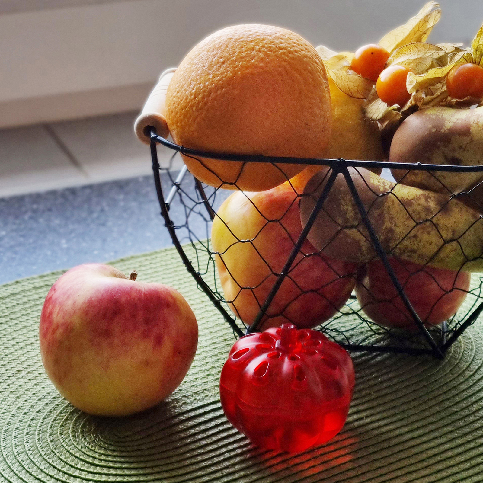 Fruchtfliegenfalle ich Obst-Optik