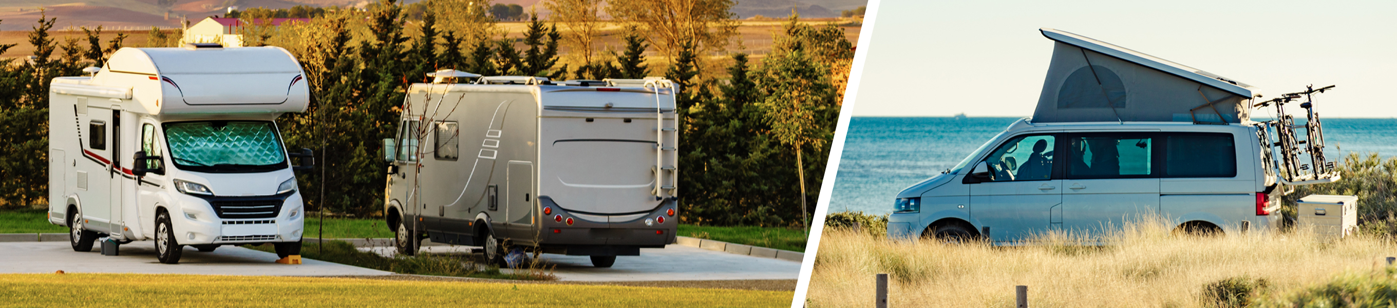 Fahrzeuge wie Camper und Wohnmobile wollen geschützt werden