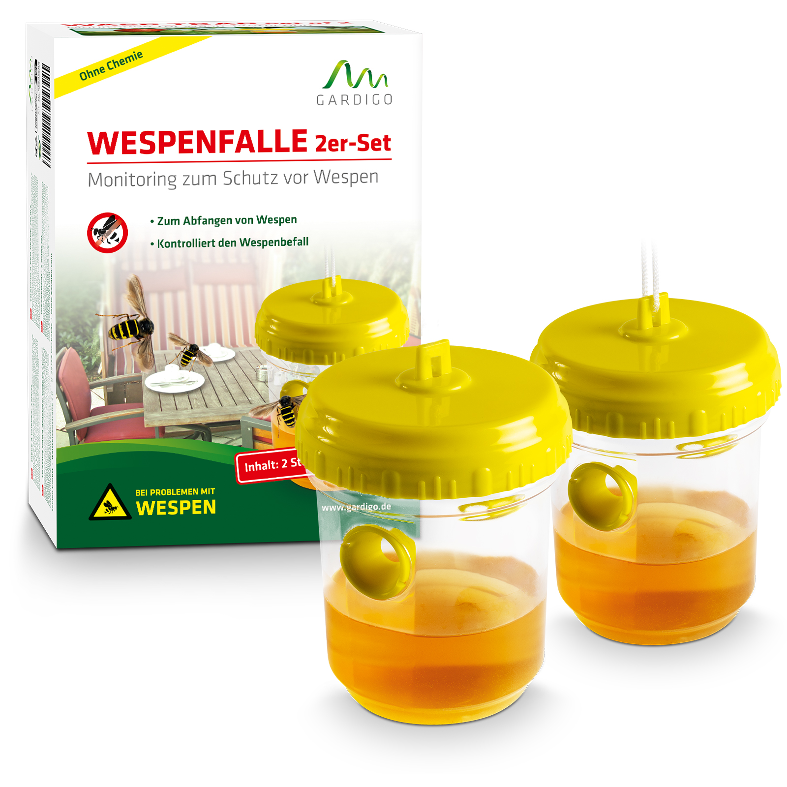 GARDIGO Wespenfalle für das Monitoring von Wespen