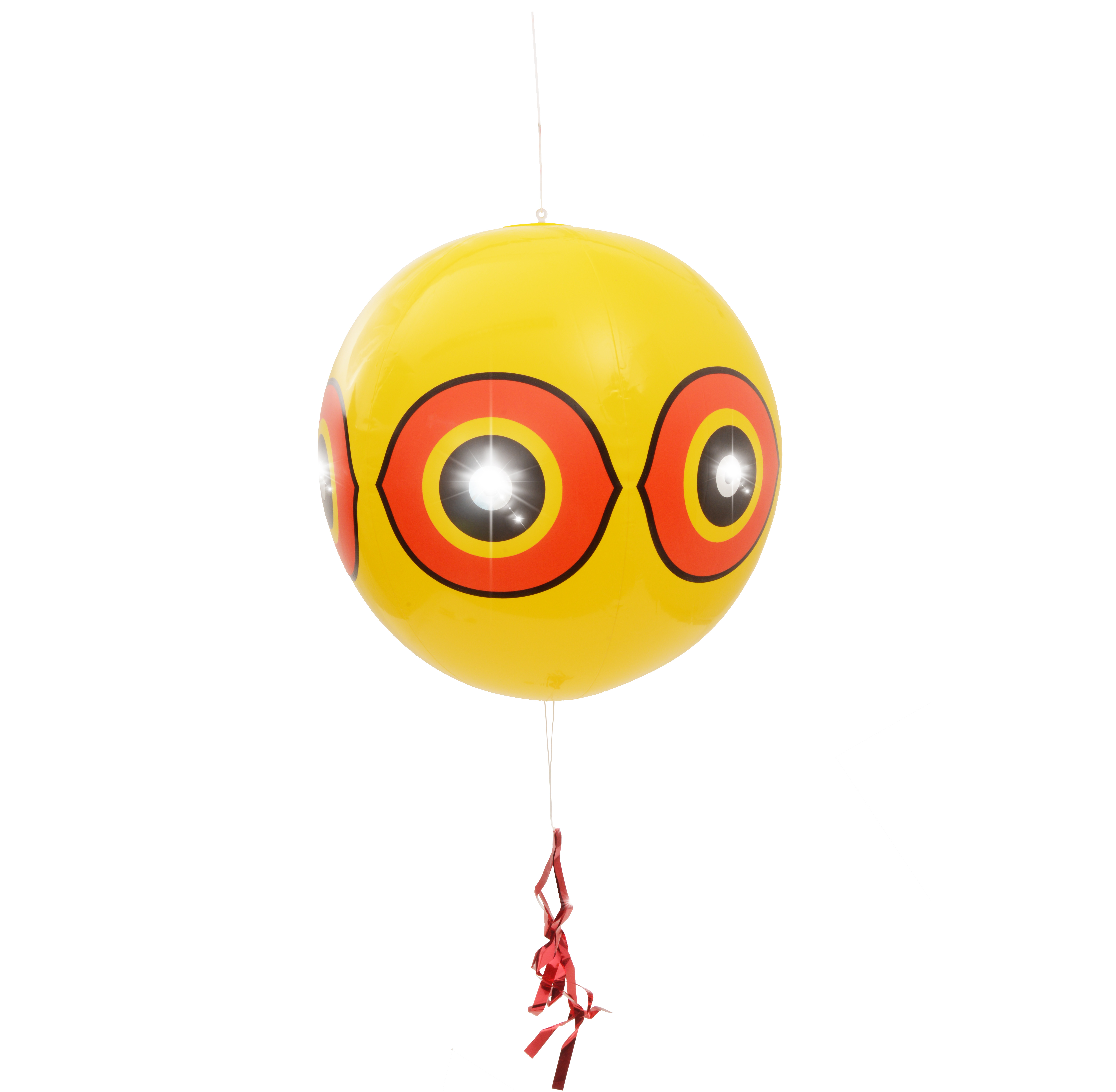 Hängen Sie einfach einen der beiden Ballons an die problematische Stelle. 