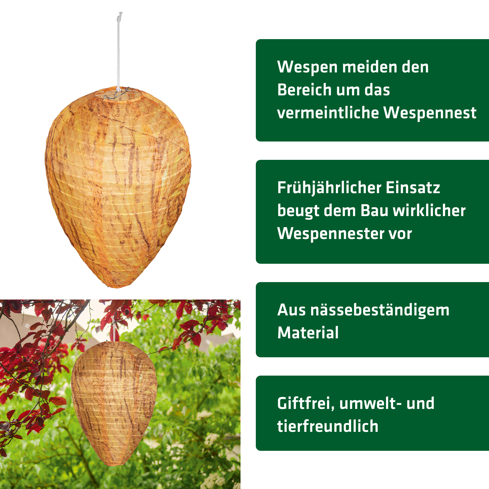 Die Eigenschaften des Wespennest-Nachbaus im Überblick.